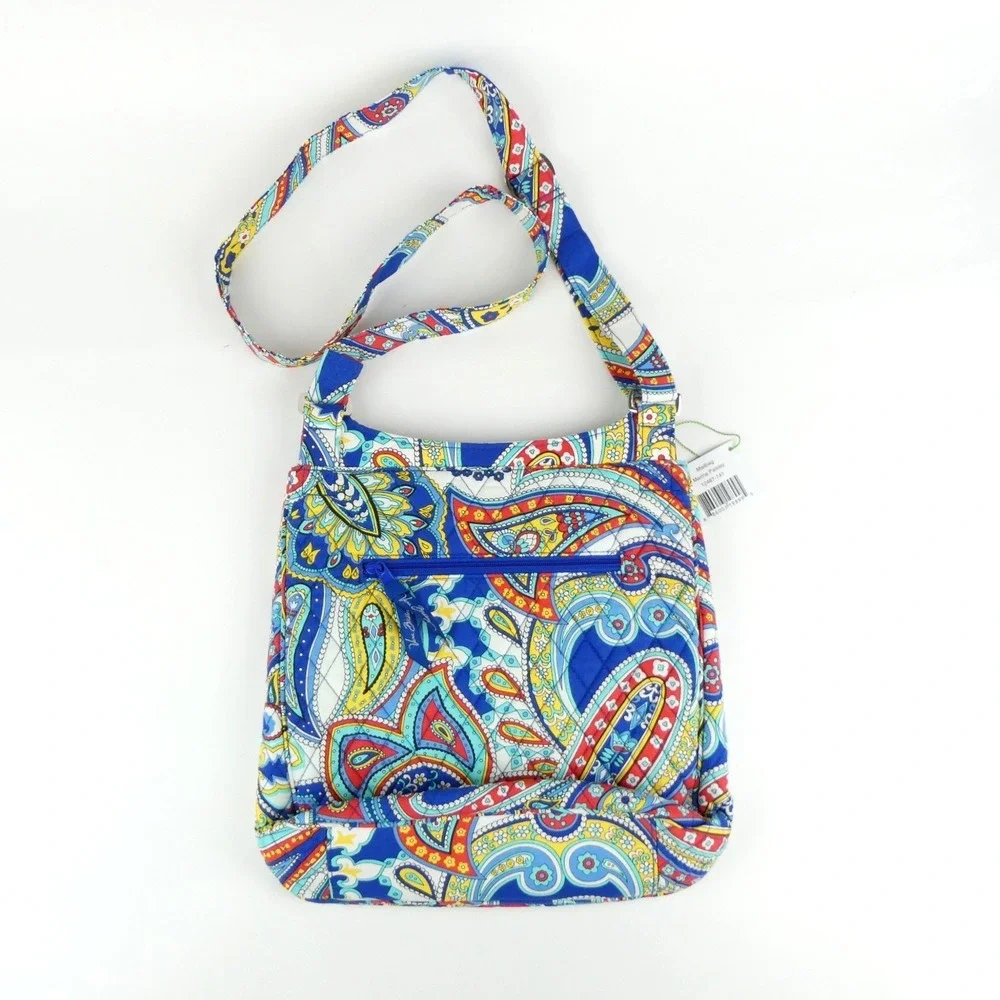 Vera Bradley Marina Paisley Mailbag Hipster NWT